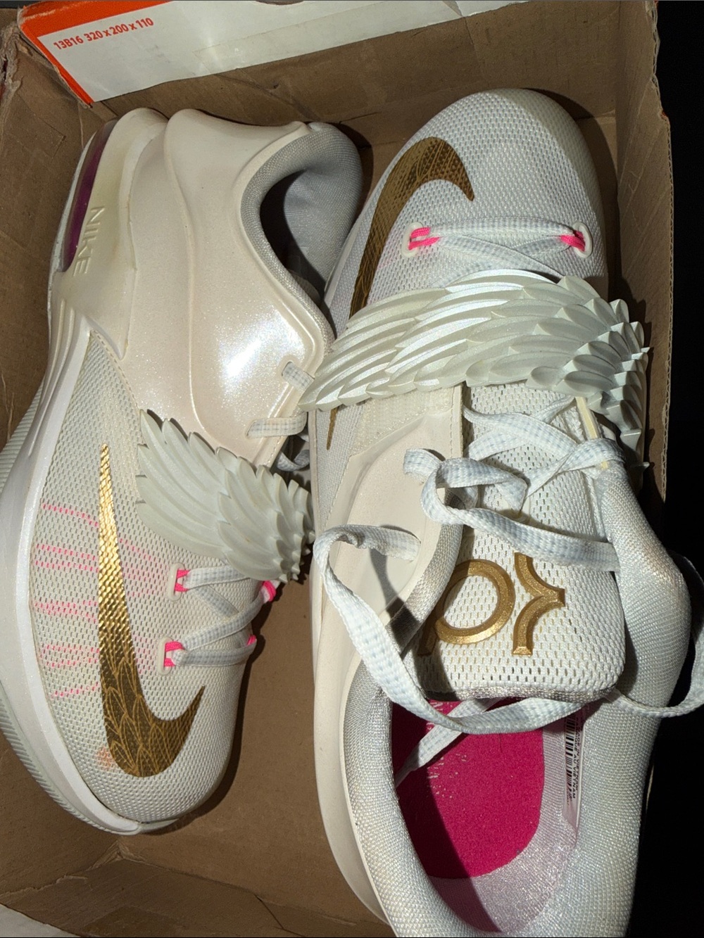 7Y/8.5W Nike KD 7 Aunt Pearl